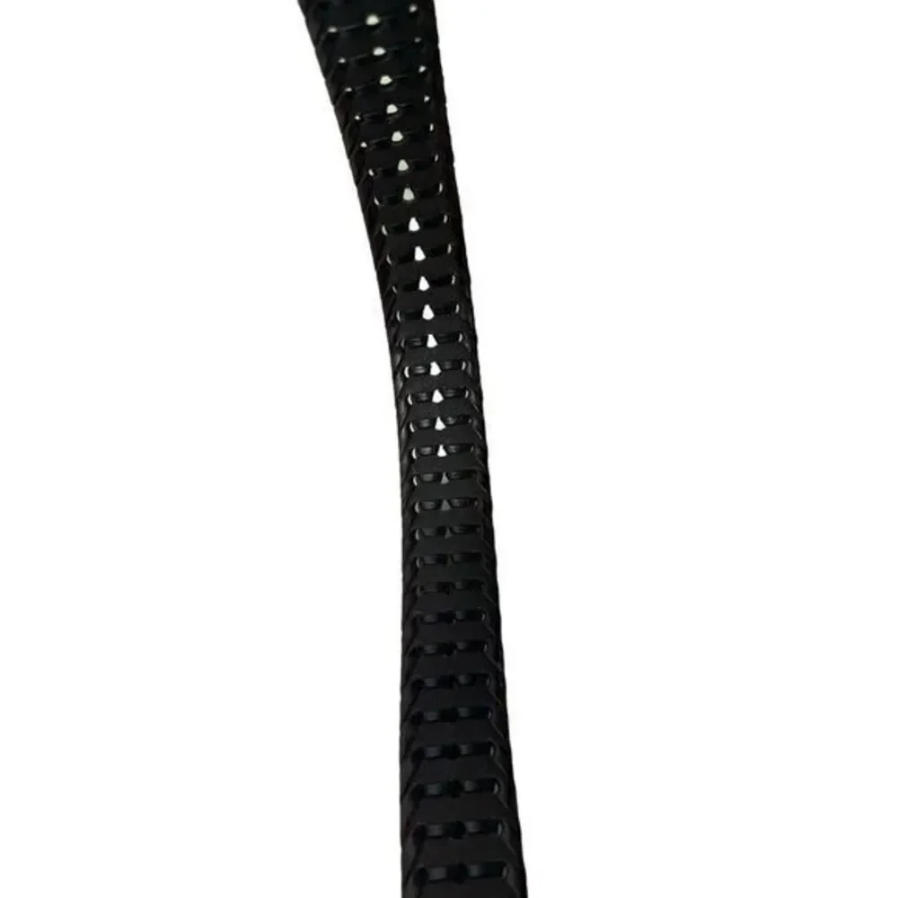Columbia Hand Laced Black/Brown Woven Belt, Men's Large 38 40‎ Casual Business